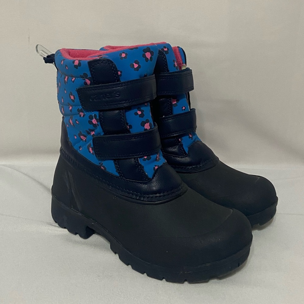 Carter's NWT little girls size 3 velcro fleece lined waterproof winter boots